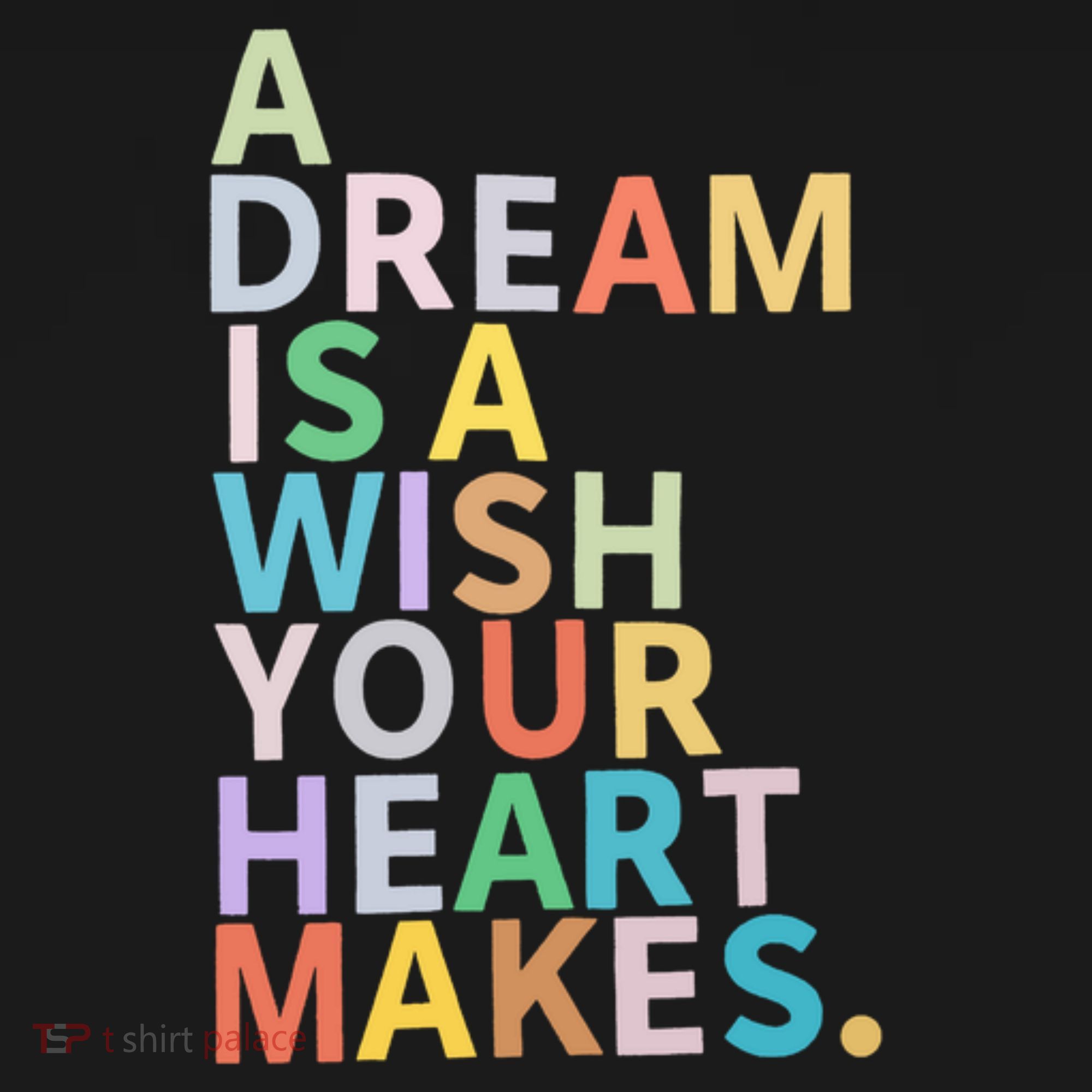 A Dream Is A Wish Your Heart Makes T-Shirt