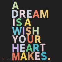 A Dream Is A Wish Your Heart Makes Golf Towel thumb 3