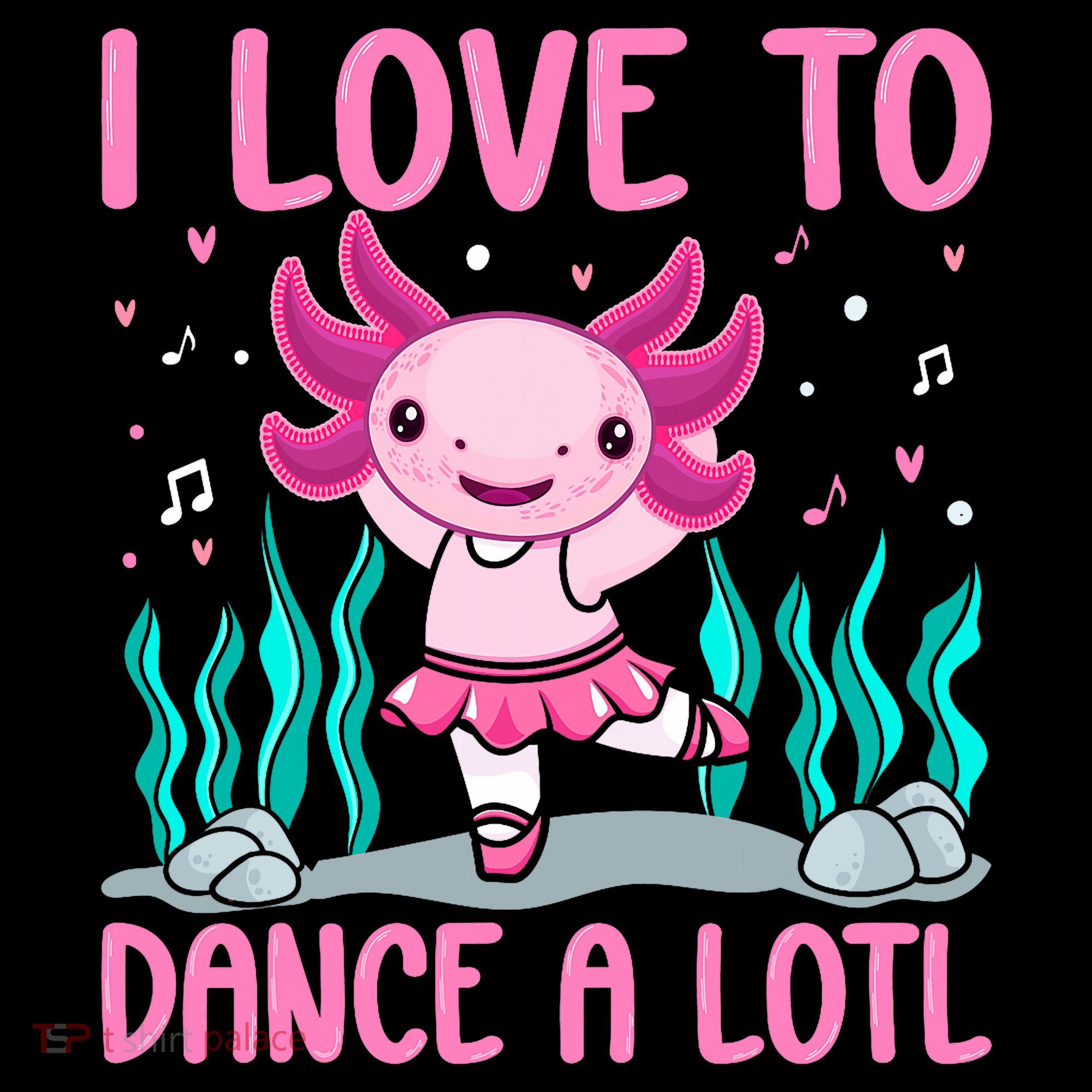 Axolotl Dancer - I Love To Dance A Lotl Dancing Axolotl Girl Coffee Mug