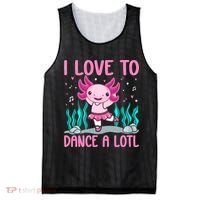 Axolotl Dancer - I Love To Dance A Lotl Dancing Axolotl Girl Mesh Reversible Basketball Jersey Tank thumb 0