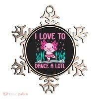 Axolotl Dancer - I Love To Dance A Lotl Dancing Axolotl Girl Ornament thumb 0