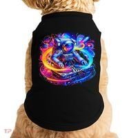 Astronaut Dj In Space Music Edm Doggie Tank thumb 0