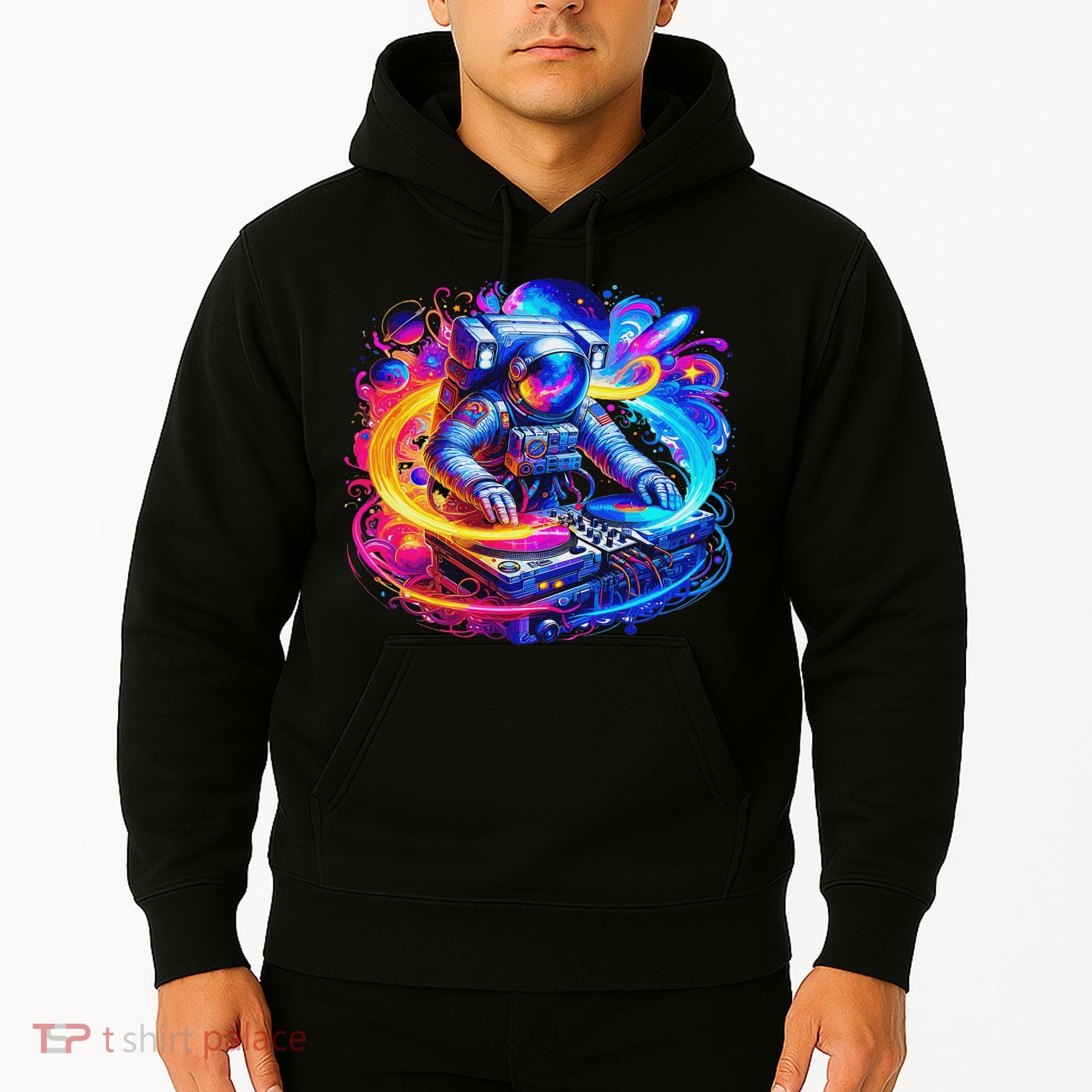 Astronaut Dj In Space Music Edm Hoodie