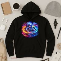 Astronaut Dj In Space Music Edm Hoodie thumb 3