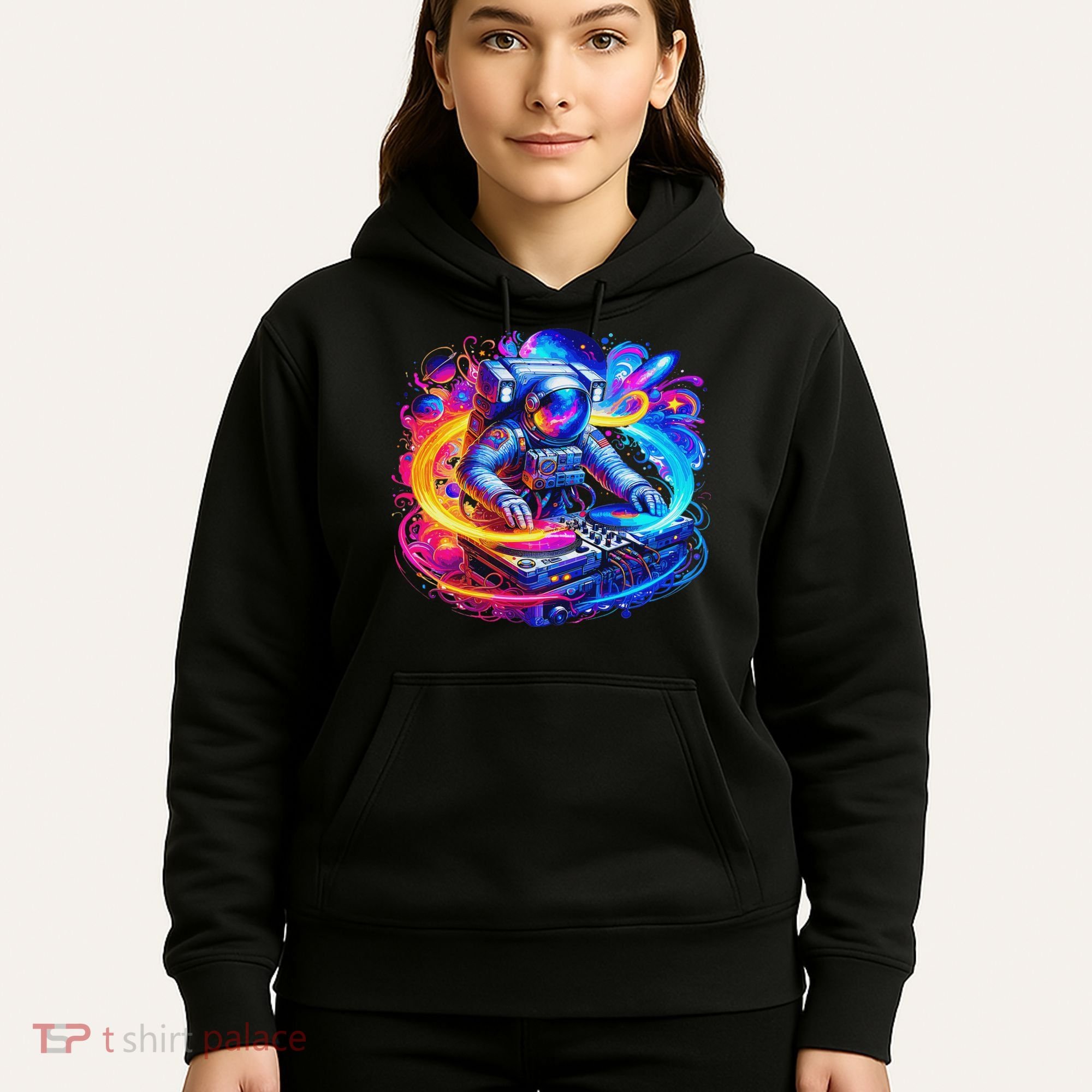 Astronaut Dj In Space Music Edm Hoodie