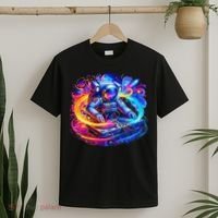 Astronaut Dj In Space Music Edm T-Shirt thumb 2