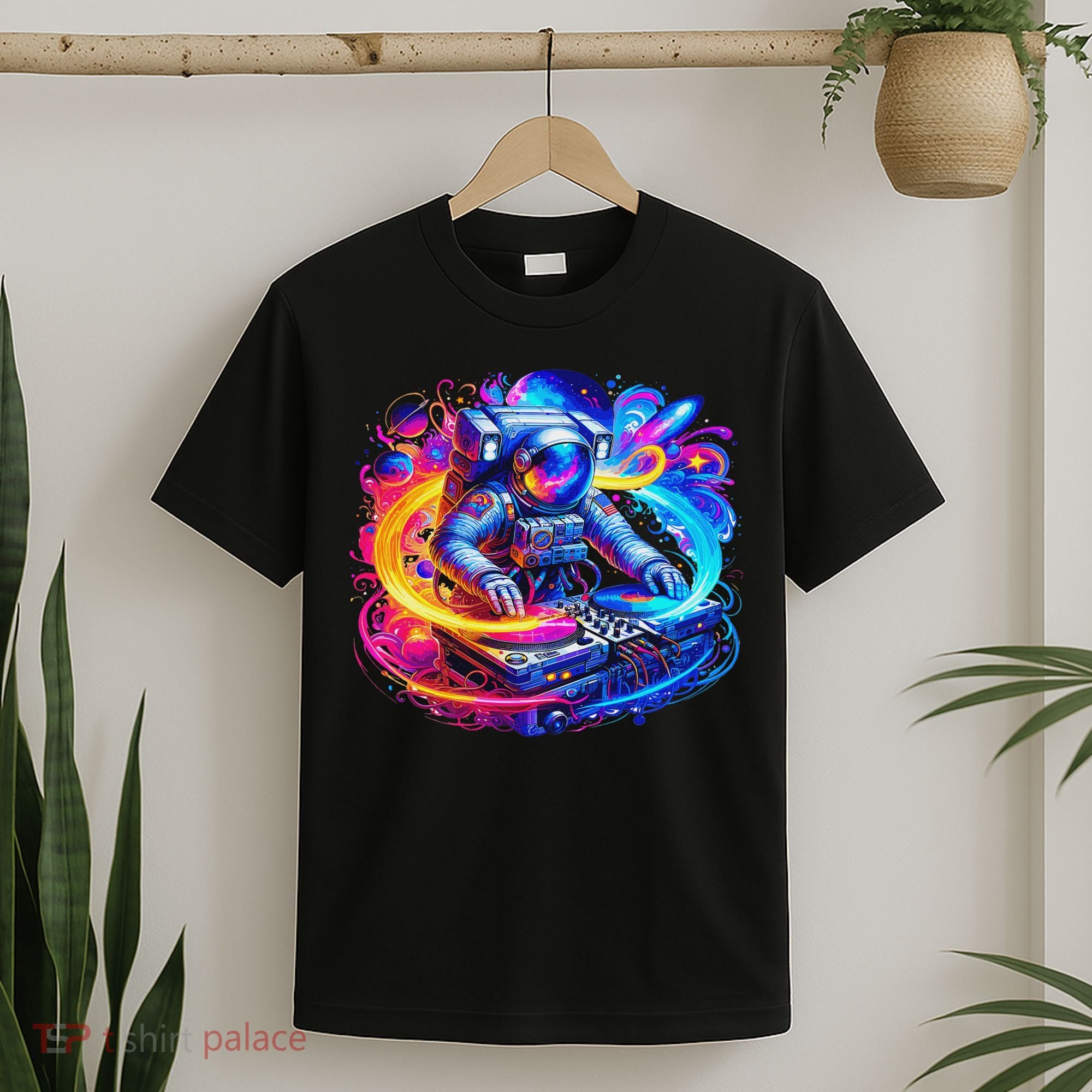 Astronaut Dj In Space Music Edm T-Shirt