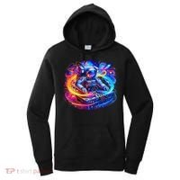 Astronaut Dj In Space Music Edm Women's Hoodie thumb 0