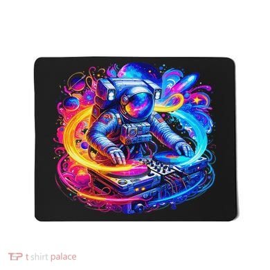 Astronaut Dj In Space Music Edm Mousepad