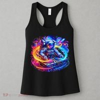 Astronaut Dj In Space Music Edm Women's Tank Top thumb 3