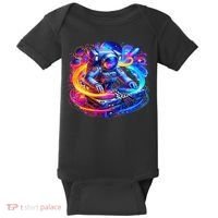 Astronaut Dj In Space Music Edm Baby Bodysuit thumb 0