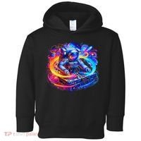 Astronaut Dj In Space Music Edm Toddler Hoodie thumb 0