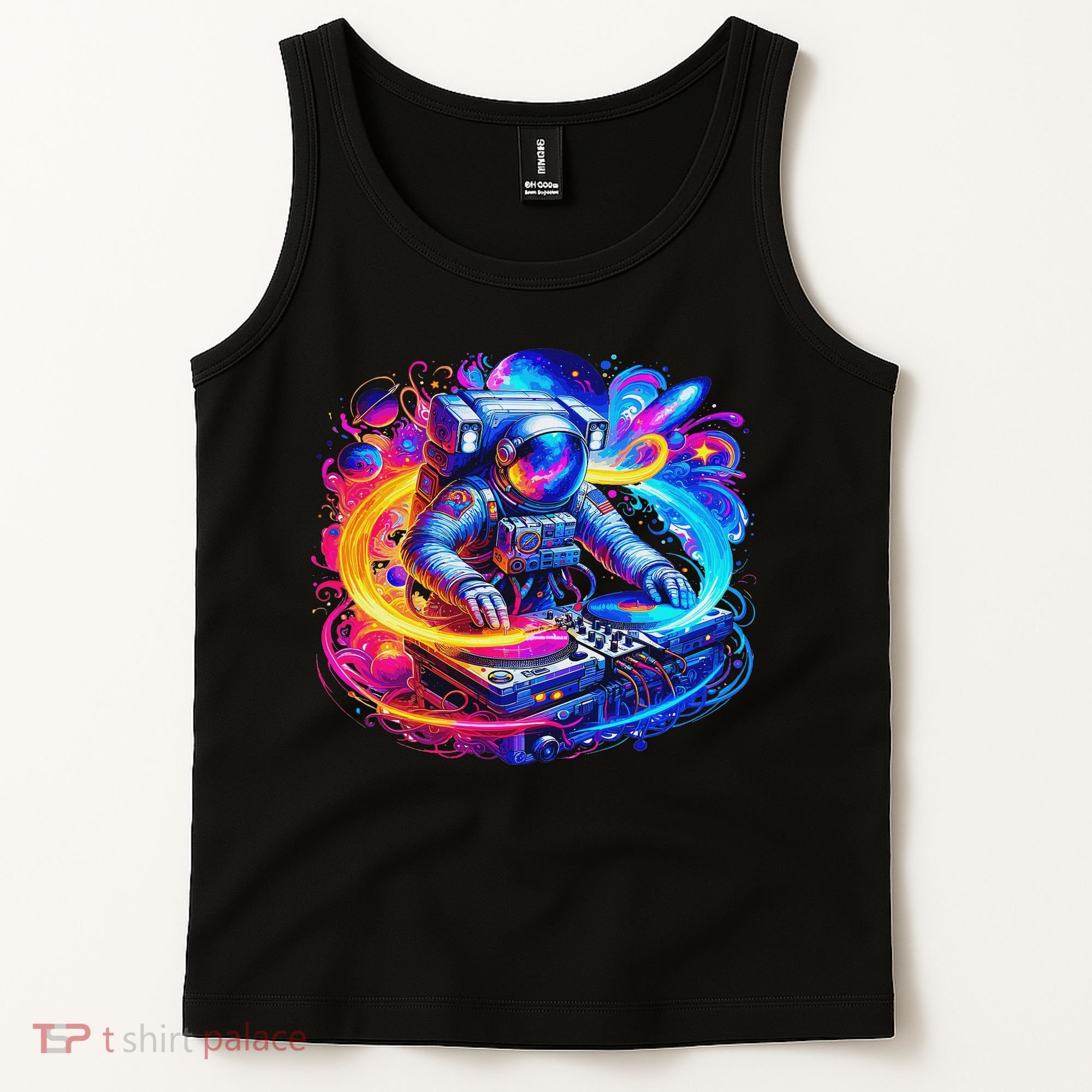 Astronaut Dj In Space Music Edm Tank Top