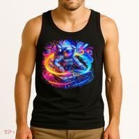 Astronaut Dj In Space Music Edm Tank Top thumb 3