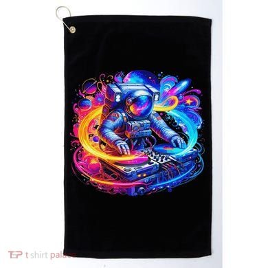 Astronaut Dj In Space Music Edm Golf Towel