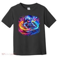 Astronaut Dj In Space Music Edm Toddler T-Shirt thumb 0
