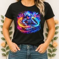 Astronaut Dj In Space Music Edm Women's T-Shirt thumb 2