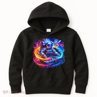 Astronaut Dj In Space Music Edm Kids Hoodie thumb 0
