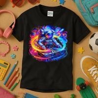 Astronaut Dj In Space Music Edm Kids T-Shirt thumb 3