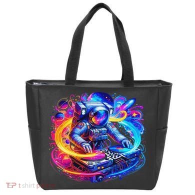 Astronaut Dj In Space Music Edm Tote Bag