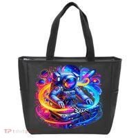 Astronaut Dj In Space Music Edm Tote Bag thumb 0