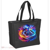 Astronaut Dj In Space Music Edm Tote Bag thumb 2
