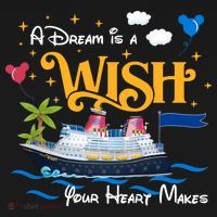 A Dream Is A Wish Your Heart Make Cruise Cruising Trip Bucket Hat thumb 4