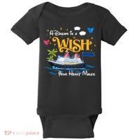 A Dream Is A Wish Your Heart Make Cruise Cruising Trip Baby Bodysuit thumb 0