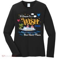 A Dream Is A Wish Your Heart Make Cruise Cruising Trip Women's Long Sleeve Shirt thumb 0