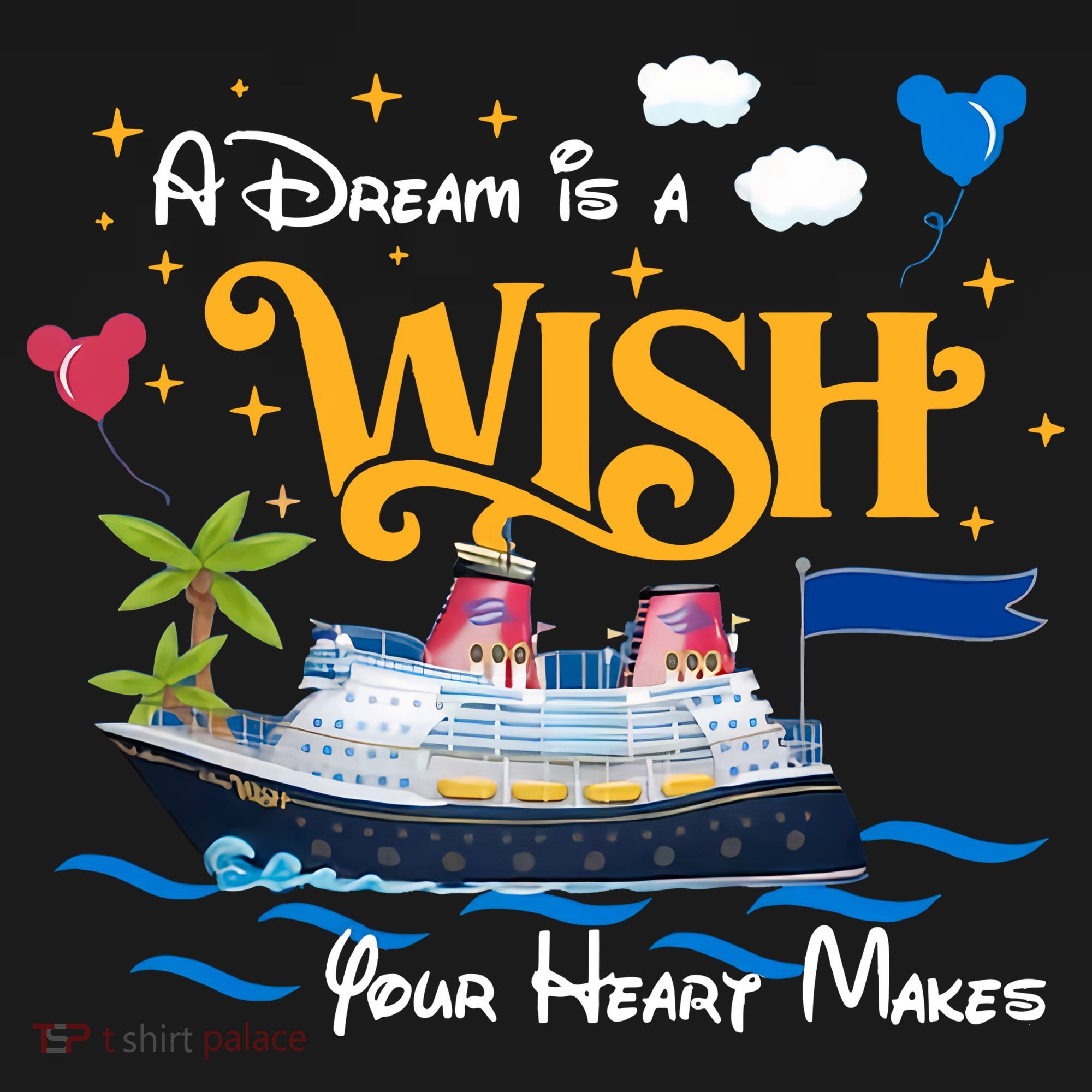 A Dream Is A Wish Your Heart Make Cruise Cruising Trip Kids Sweatshirt