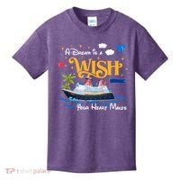 A Dream Is A Wish Your Heart Make Cruise Cruising Trip Kids T-Shirt thumb 0