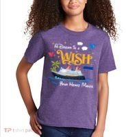 A Dream Is A Wish Your Heart Make Cruise Cruising Trip Kids T-Shirt thumb 2