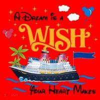 A Dream Is A Wish Your Heart Make Cruise Cruising Trip Santa Hat thumb 1