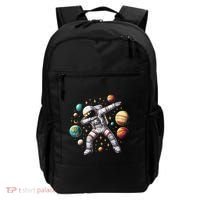 Astronaut Dabbing In Space Cosmic Galaxy Adventure Backpack thumb 0