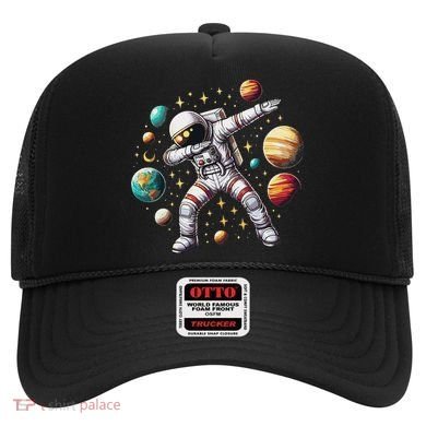 Astronaut Dabbing In Space Cosmic Galaxy Adventure Hat