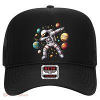 Astronaut Dabbing In Space Cosmic Galaxy Adventure Hat thumb 0