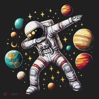 Astronaut Dabbing In Space Cosmic Galaxy Adventure Hat thumb 2