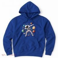 Astronaut Dabbing In Space Cosmic Galaxy Adventure Hoodie thumb 0