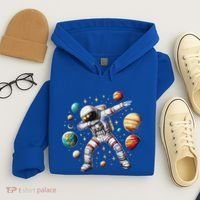 Astronaut Dabbing In Space Cosmic Galaxy Adventure Hoodie thumb 4