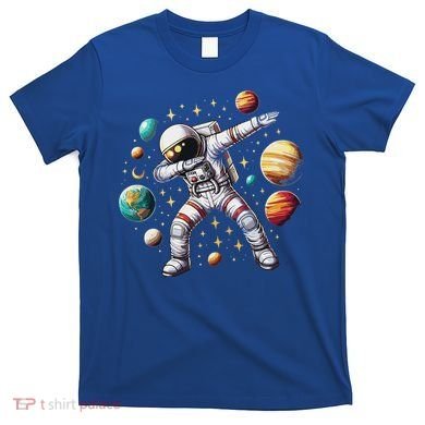 Astronaut Dabbing In Space Cosmic Galaxy Adventure T-Shirt