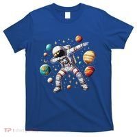 Astronaut Dabbing In Space Cosmic Galaxy Adventure T-Shirt thumb 0