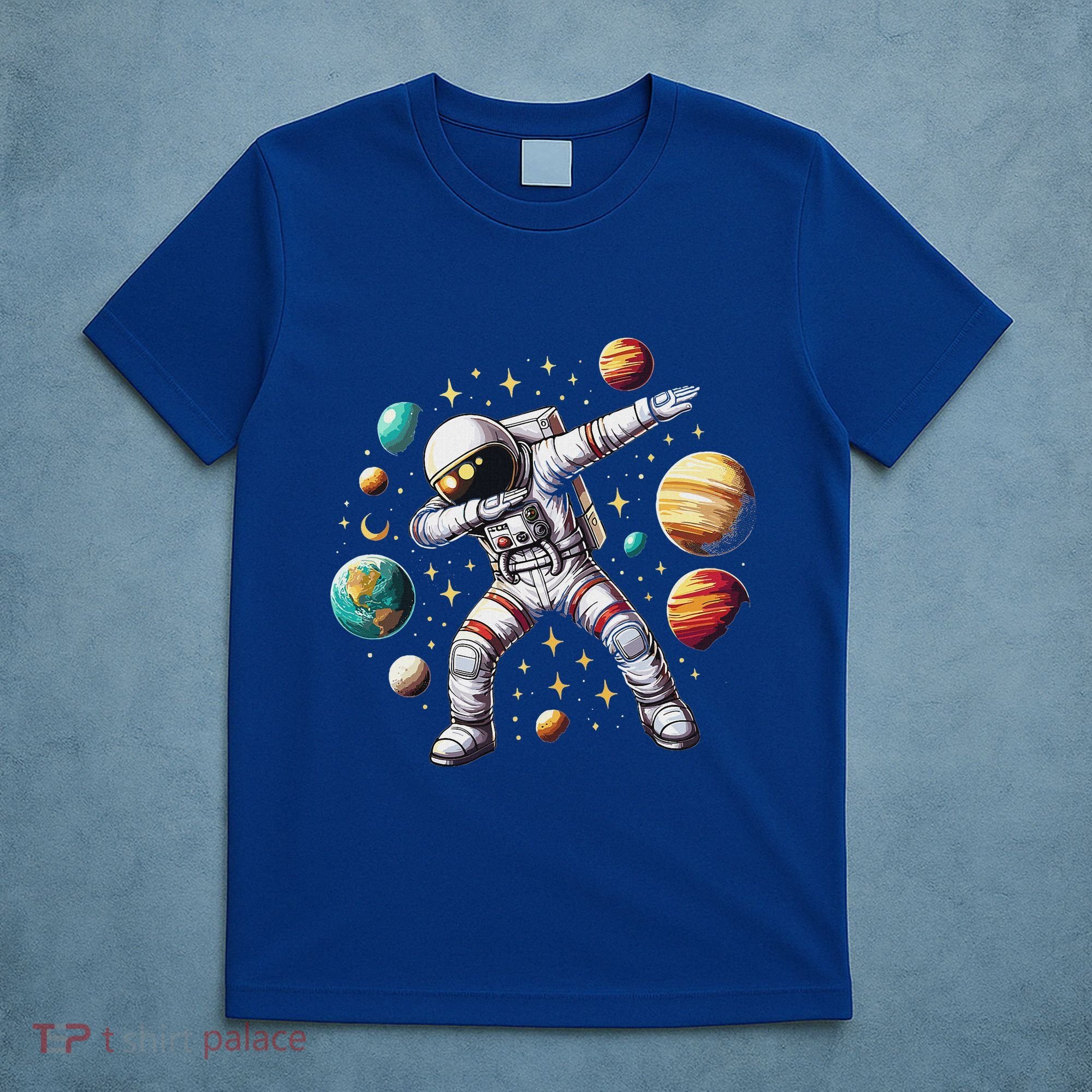 Astronaut Dabbing In Space Cosmic Galaxy Adventure T-Shirt