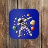 Astronaut Dabbing In Space Cosmic Galaxy Adventure Coaster thumb 0