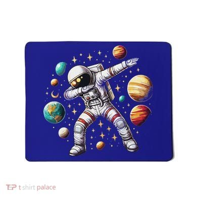 Astronaut Dabbing In Space Cosmic Galaxy Adventure Mousepad