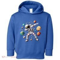 Astronaut Dabbing In Space Cosmic Galaxy Adventure Toddler Hoodie thumb 0