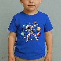 Astronaut Dabbing In Space Cosmic Galaxy Adventure Toddler T-Shirt thumb 2