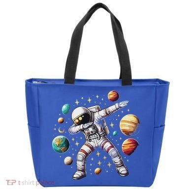 Astronaut Dabbing In Space Cosmic Galaxy Adventure Tote Bag