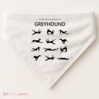 A Day In The Life Of A Greyhound USA-Made Doggie Bandana thumb 0