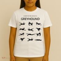 A Day In The Life Of A Greyhound T-Shirt thumb 4