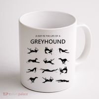 A Day In The Life Of A Greyhound Coffee Mug thumb 1